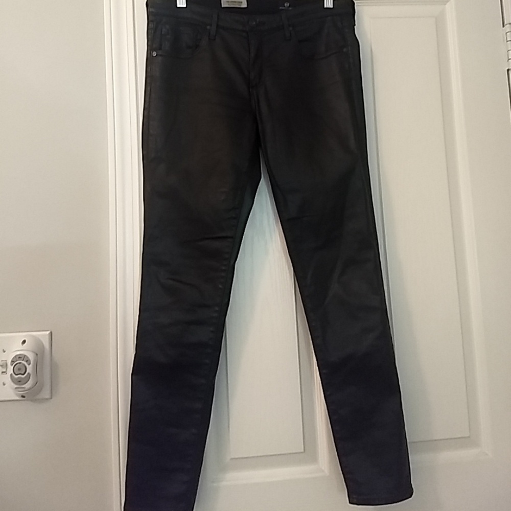 AG coated skinny jeans